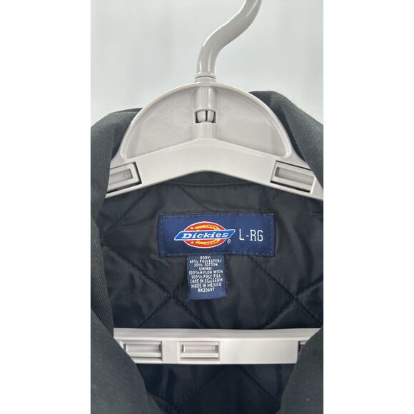 Dickies black Hollywood Choppers moto jacket biker grunge alternative size L - Picture 4 of 11